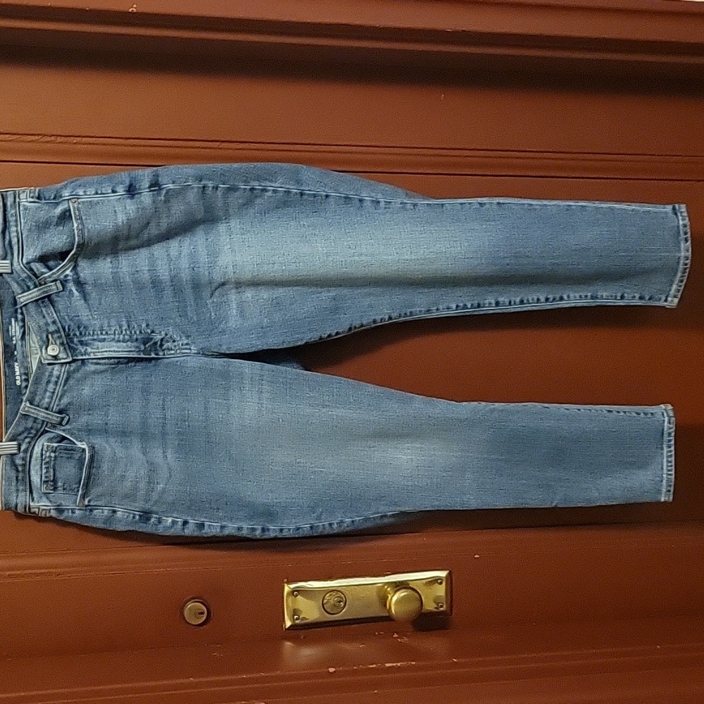 Old Navy San Francisco Women's High Rise O.G. Straight Denim Jeans Size 16 - Picture 2 of 10